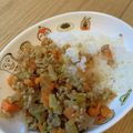 em♡mi's cooksnap of when they made 子供もパクパク！辛くないドライカレー.