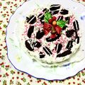 ふたごゆき's cooksnap of when they made 裏技☆焼かずに簡単☆オレオチーズケーキ.