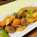 hiro_aya's cooksnap of when they made おからミートボールで酢豚～♪.