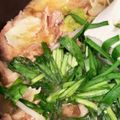 JZ⭐︎'s cooksnap of when they made 簡単◎豚こま切れでもつ鍋風一人鍋みそ味.