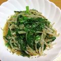 55才のおじさん's cooksnap of when they made ニラ好きさん必見☘️ワンパンニラもやし.