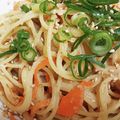 ブランシュkuu's cooksnap of when they made あえるだけごまマヨパスタ★.