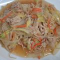 nyaoko♪'s cooksnap of when they made 1から作るあんかけ皿うどん.