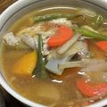 クック8J0LFQ☆'s cooksnap of when they made 野菜たっぷり…ほうとう的な味噌汁.