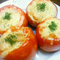 ＠ｃｈｏｃｏ's cooksnap of when they made 簡単ウマウマ♪トマトのまるごとグラタン.