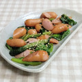 umemodoki's cooksnap of when they made レタス救済＊ウインナーと炒めて塩コショウ.