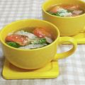 umemodoki's cooksnap of when they made レタスとトマトの具だくさんスープ.
