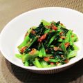 Dellaたん's cooksnap of when they made 小松菜の梅おかかあえ.