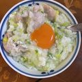 ともさと8888's cooksnap of when they made 鶏ガラと卵のネギ雑炊.
