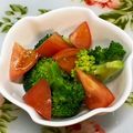 にきけん's cooksnap of when they made 簡単☆ブロッコリーとトマトのフレンチ和え.