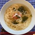 ふじたむ's cooksnap of when they made 夏の胃疲れに☆梅わかめにゅうめん☆.