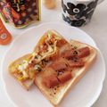 まんまるまうちゃん's cooksnap of when they made 簡単かぼちゃトースト.