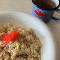 papikun's cooksnap of when they made ひき肉キャベツ玉子☆炒飯.