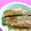 みっぺぴ's cooksnap of when they made 秋刀魚の照り焼き☆どんぶり.