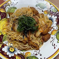 ヌーシ's cooksnap of when they made さつま揚げとキムチの和風パスタ.