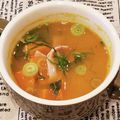 あーこ姐's cooksnap of when they made かぼちゃとベーコンのお味噌汁〃.