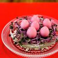 マルんちの丸顔's cooksnap of when they made ＊ピンク色のうずら玉子＊.