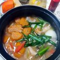 うたかた。's cooksnap of when they made かぼちゃと豚バラのあったか煮込みうどん。.