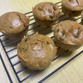 usekko's cooksnap of when they made *かぼちゃと小豆のマフィン*.