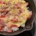 ラクラクダ's cooksnap of when they made スキレットのせるだけグラタン☆♪.