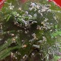 まあこニャン's cooksnap of when they made 焼肉屋さんのわかめスープ.