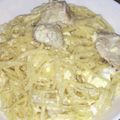 tamaa18's cooksnap of when they made 余り物＆ワンポット★チキンクリームパスタ.