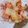 pooh_s2's cooksnap of when they made 厚切りベーコンとじゃがいものチーズ焼き.