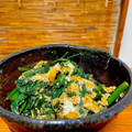 ＊あんずあん＊'s cooksnap of when they made 春菊の卵とじ.