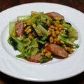 Giant corn's cooksnap of when they made ウインナーと小松菜のソテー.
