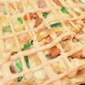 ポニョ★ほのか's cooksnap of when they made お好み焼き感覚♪ニラ玉納豆焼き.