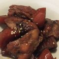 Munyako's cooksnap of when they made 焦がし醤油のアメ色大根煮.