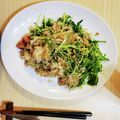 クックM96XDX☆'s cooksnap of when they made とっても簡単すぐできる♪水菜チャーハン.