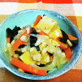 龍青空ママ's cooksnap of when they made 高野豆腐とワカメの卵とじ.