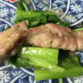 Remtan's cooksnap of when they made わさび菜ととりむね肉のかんたんソテー.