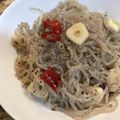 saki1010's cooksnap of when they made しらたきＤＥパスタ気分Ⅰ　ぺペロンチーノ.