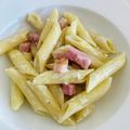 アナマミー's cooksnap of when they made 新提案！ベーコンとゴルゴンゾーラのペンネ.