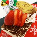 moyusu873's cooksnap of when they made ロールケーキで！簡単ブッシュドノエル.