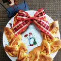 クック5CLUS8☆'s cooksnap of when they made 簡単　ベーコンエピで☆クリスマスリース☆.