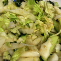 ゆりはるみ♡'s cooksnap of when they made 白菜・キュウリとわかめのごまあえ♪.