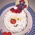 クックJPXZ5T☆'s cooksnap of when they made いちごのサンタさん簡単キャラケーキ☆.