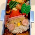 ぴんくネコmama's cooksnap of when they made ＊キャラ弁＊　クリスマスに★サンタさん.
