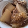 NAGANO久留米's cooksnap of when they made 大根と豚バラだけ！春甘鍋.