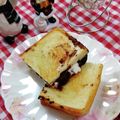 みっちゃん❇️68's cooksnap of when they made チョコ&マシュマロトースト.