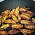 ククパククパ's cooksnap of when they made 手羽先の甘辛焼き！揚げずに焼いてからめる.