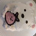 クックX2UYAW☆'s cooksnap of when they made すみっコぐらし　しろくまケーキ.