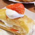 yuukaa21's cooksnap of when they made 冷凍パイで簡単♪いちごのミルフィーユ.