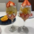 パインクリームソーダ's cooksnap of when they made かわいい♡フルーツパフェ♡.