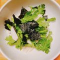 クックA6H5ZK☆'s cooksnap of when they made 春菊と蕪のやみつきサラダ.