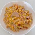 CHISA☆ごはん♪'s cooksnap of when they made 簡単すぎる！炒り卵のマカロニサラダ.