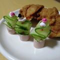 よちりん's cooksnap of when they made ☆スライスきゅうりのクリスマスツリー☆.